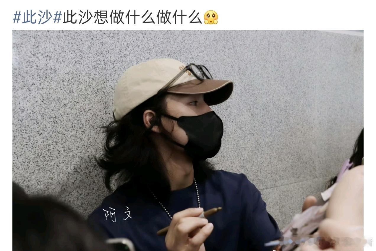 粉丝说此沙想做什么做什么 