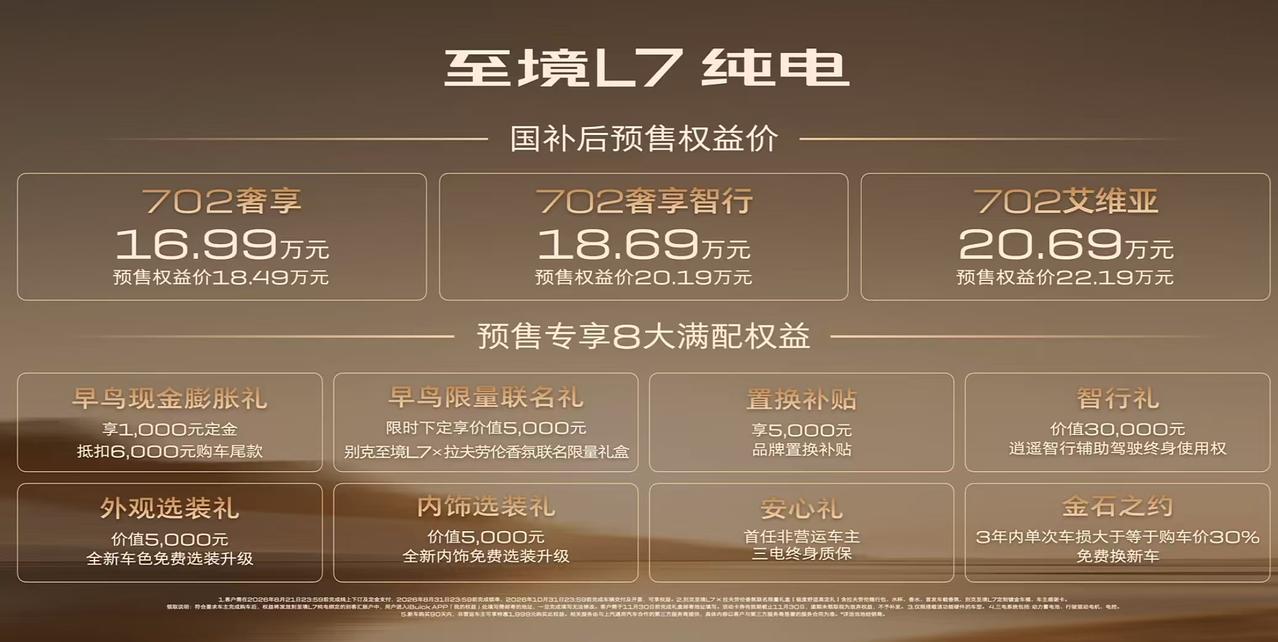 很多新能源车型在配置选择上，总让消费者陷入纠结：高配价格高，低配体验缩水。但别克