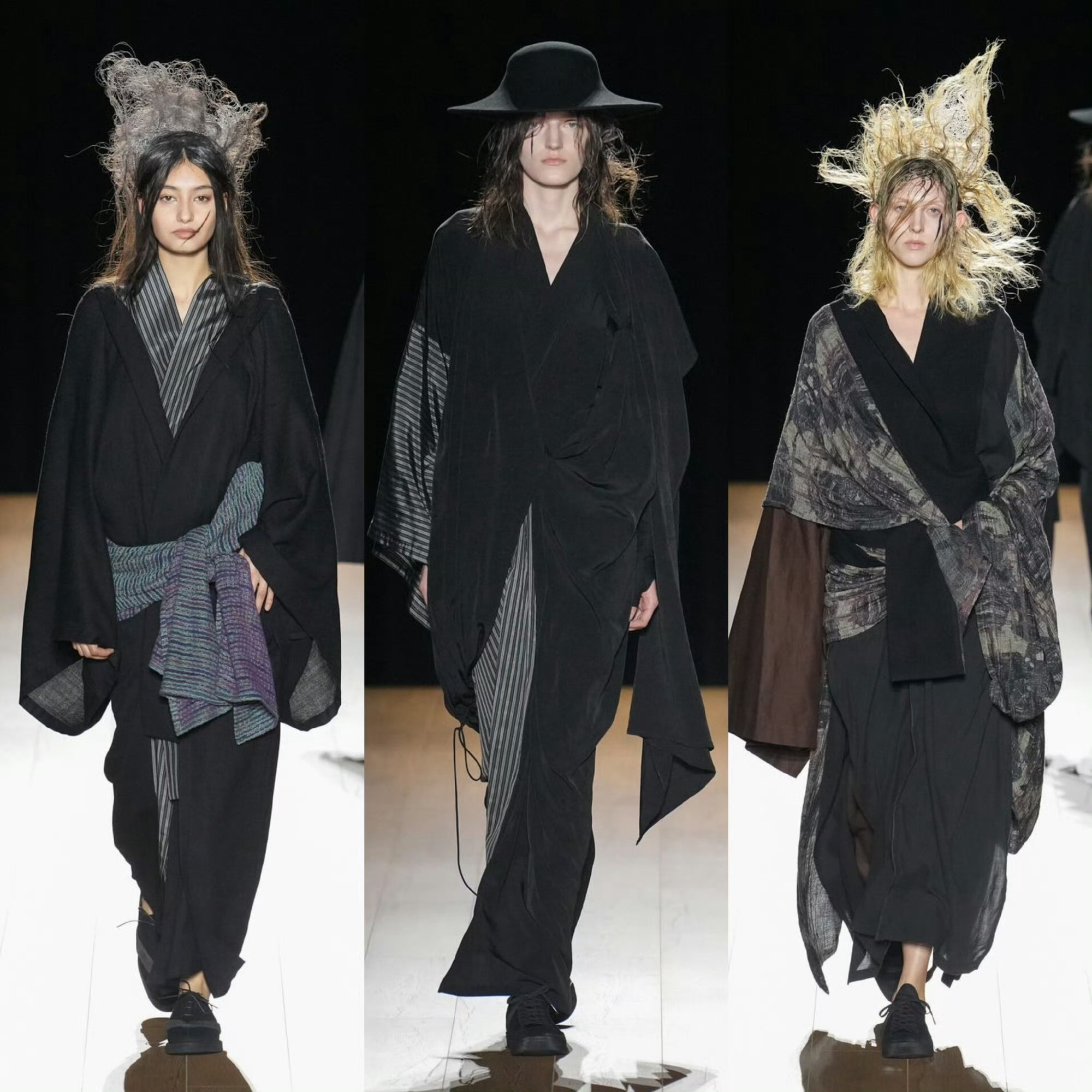 metalnews Yohji Yamamoto 2026-27 秋冬系列，呈现