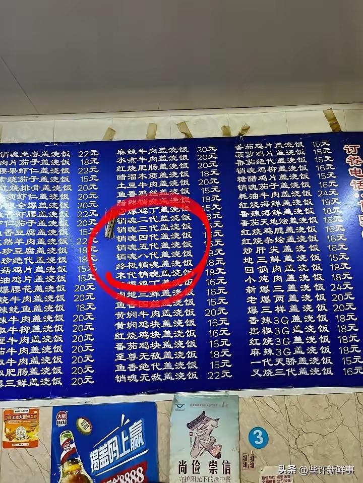 销魂盖浇饭，从二代一直到末代，整整的7个等级，听着这名字，感觉挺唬人的，不知道到