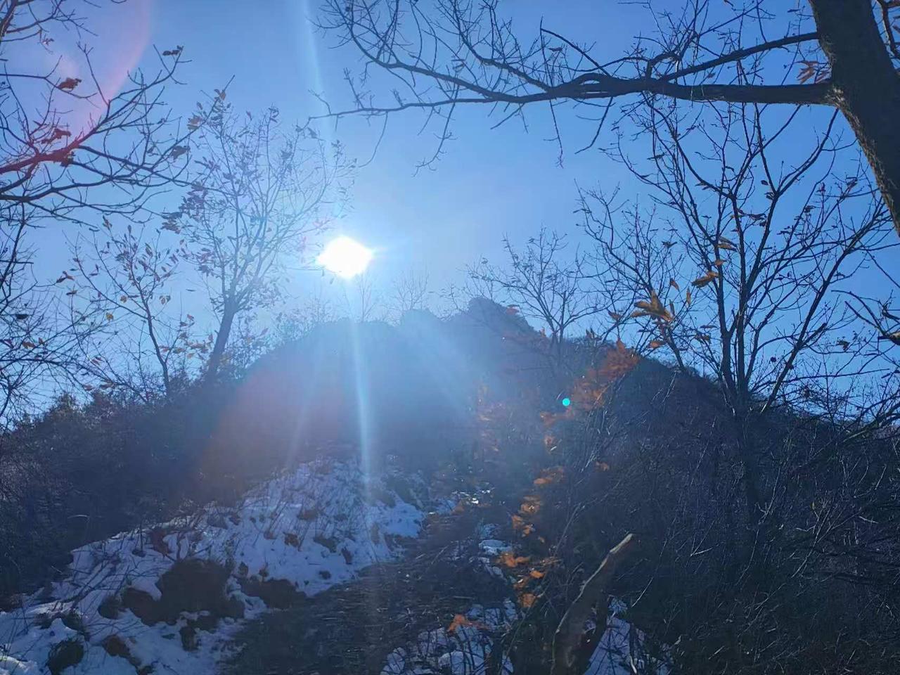 喜欢爬山🏃感受大自然的气息🍀 户外徒步登山 走进冬日山野 户外运动爱好者 带