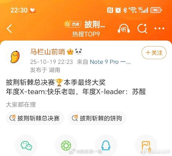 苏醒披哥冠军苏醒披哥Xleader 网传结果出来了。 ​​​