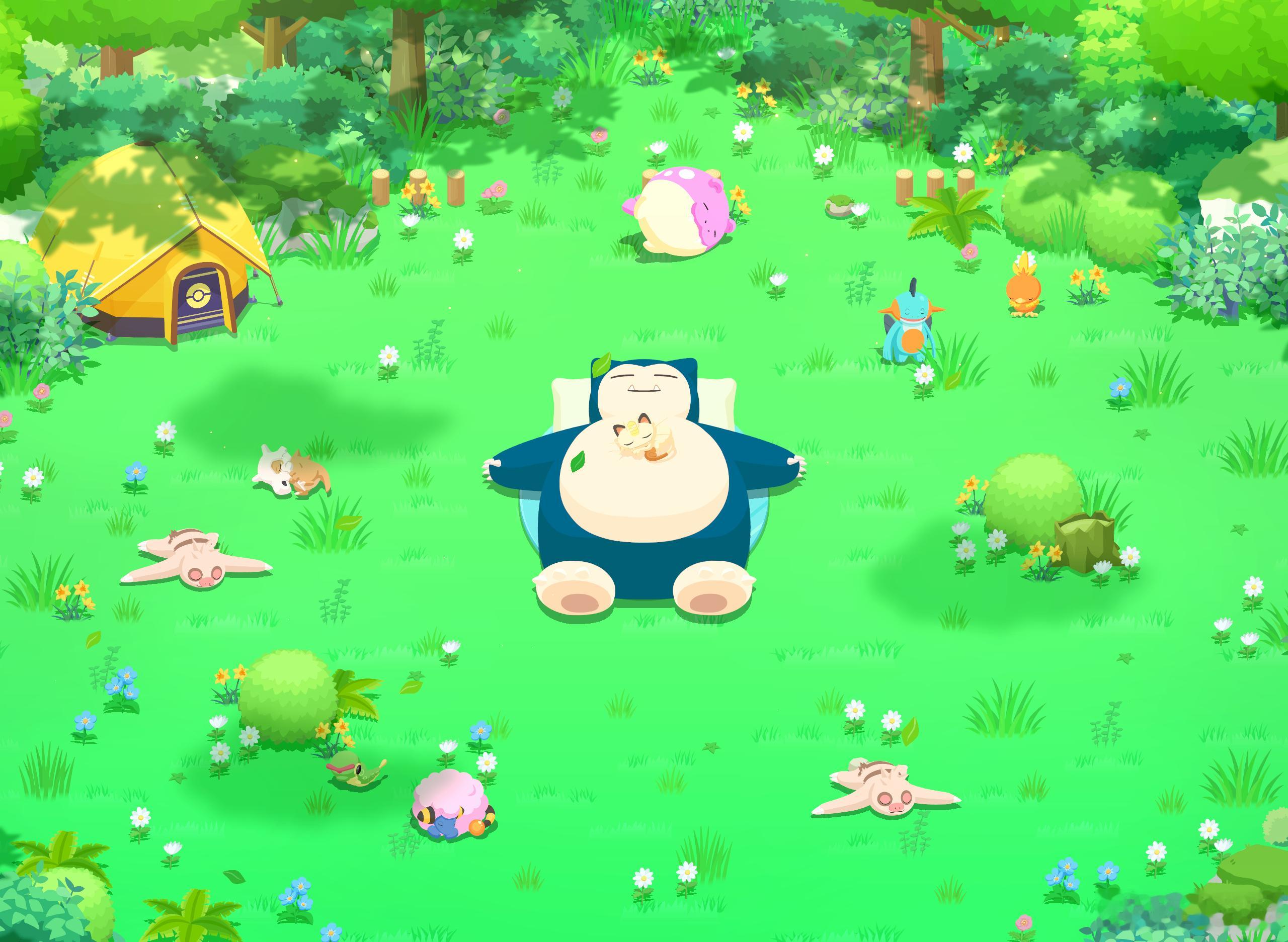 好像玩宝可梦Sleep第一次一炮双响两只精致小垃圾精灵宝可梦宝可梦sleep