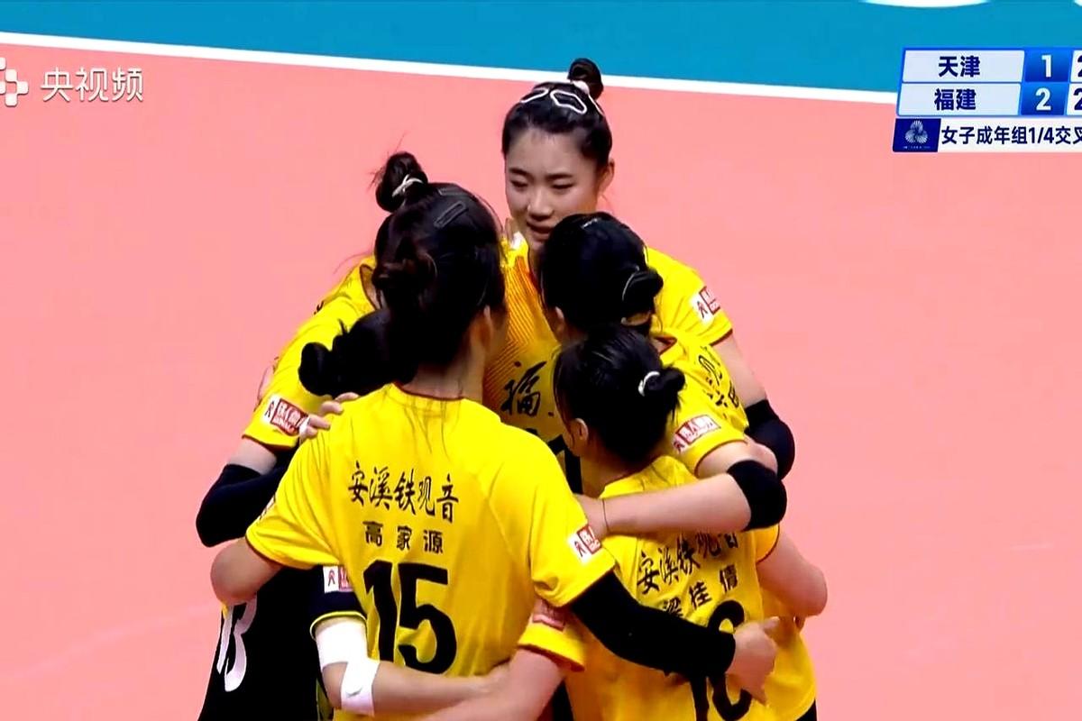 “给再多的球，也怕传不到点上。”昨晚天津女排1-3被福建掀翻，卫冕冠军第一次被挡