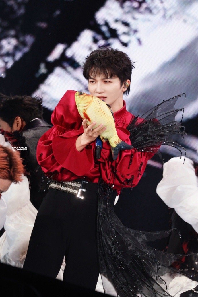 我真的是要被笑死了啊！周深真的是被舞蹈老师做局了啊！拿着一个臭鳜鱼可还行啊！真的