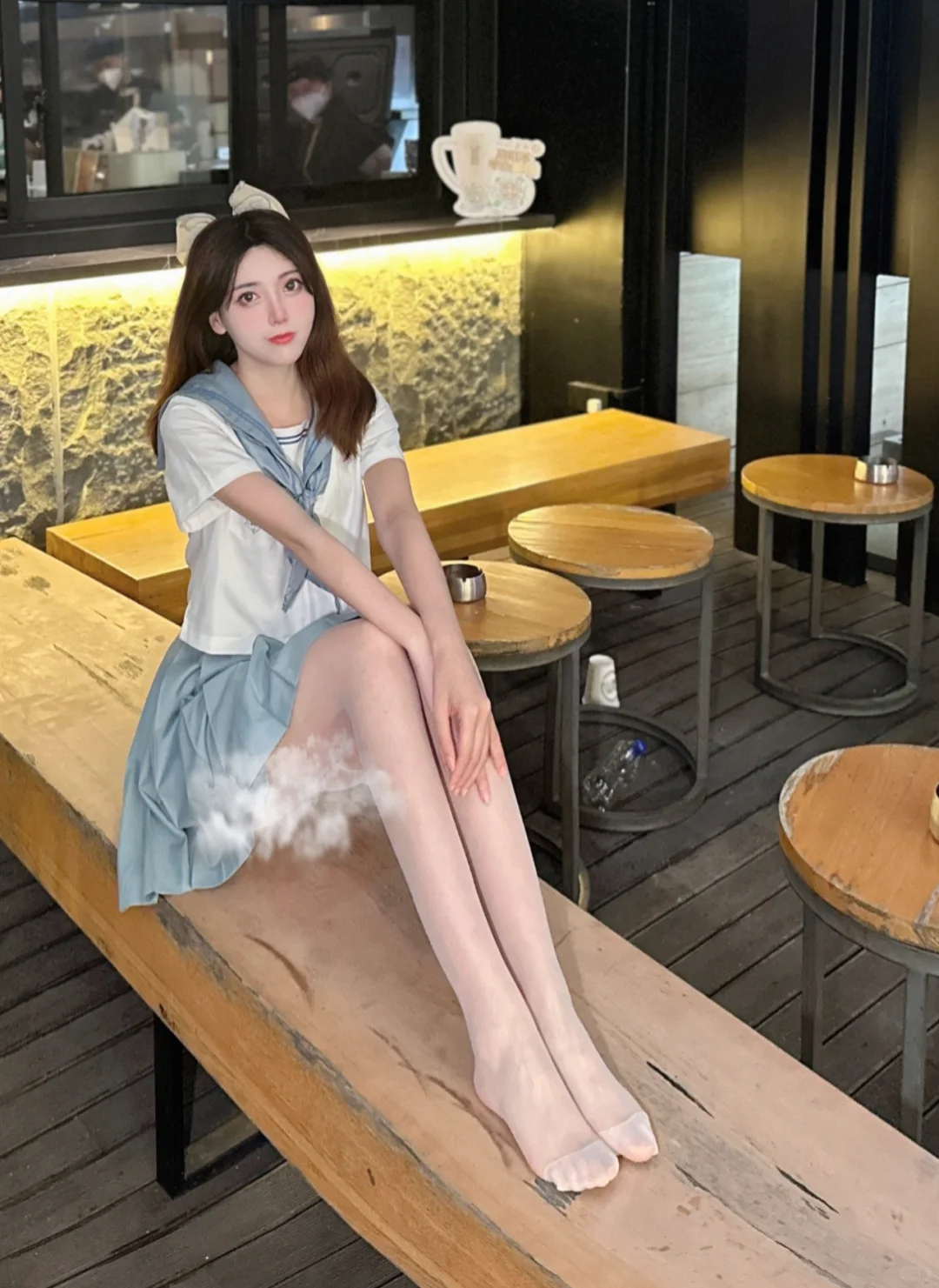 05女大穿JK出门很奇怪吗