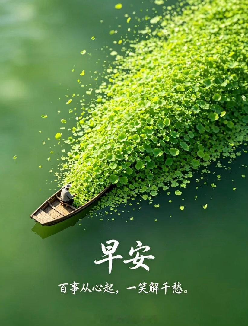早安。很喜欢书里的一句话：“我们曾如此渴望命运的波澜，到最后才发现，人生最曼妙的