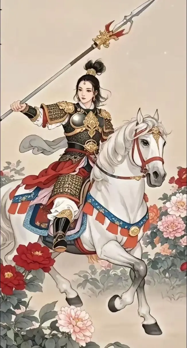 大宋巾帼英雄穆桂英：大辽人氏，武艺高强，师从黎山老母，有九天玄女传兵法...