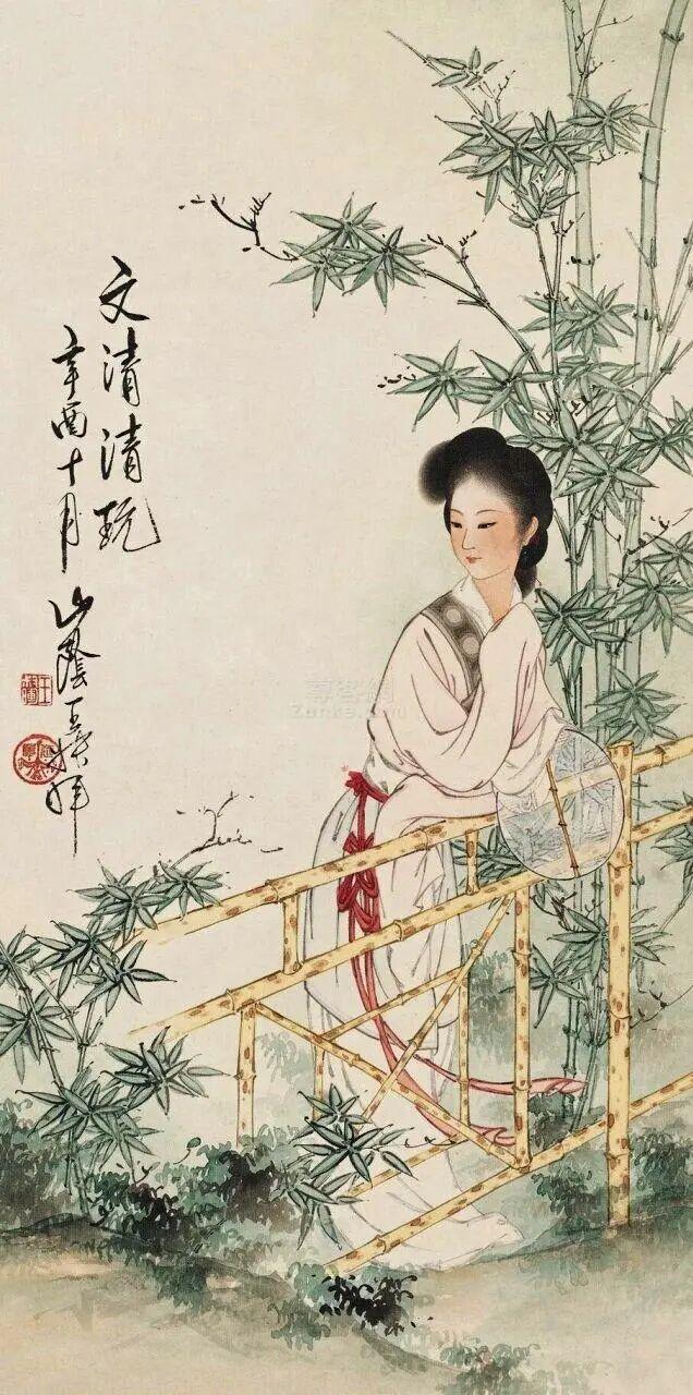名家工笔仕女画欣赏二