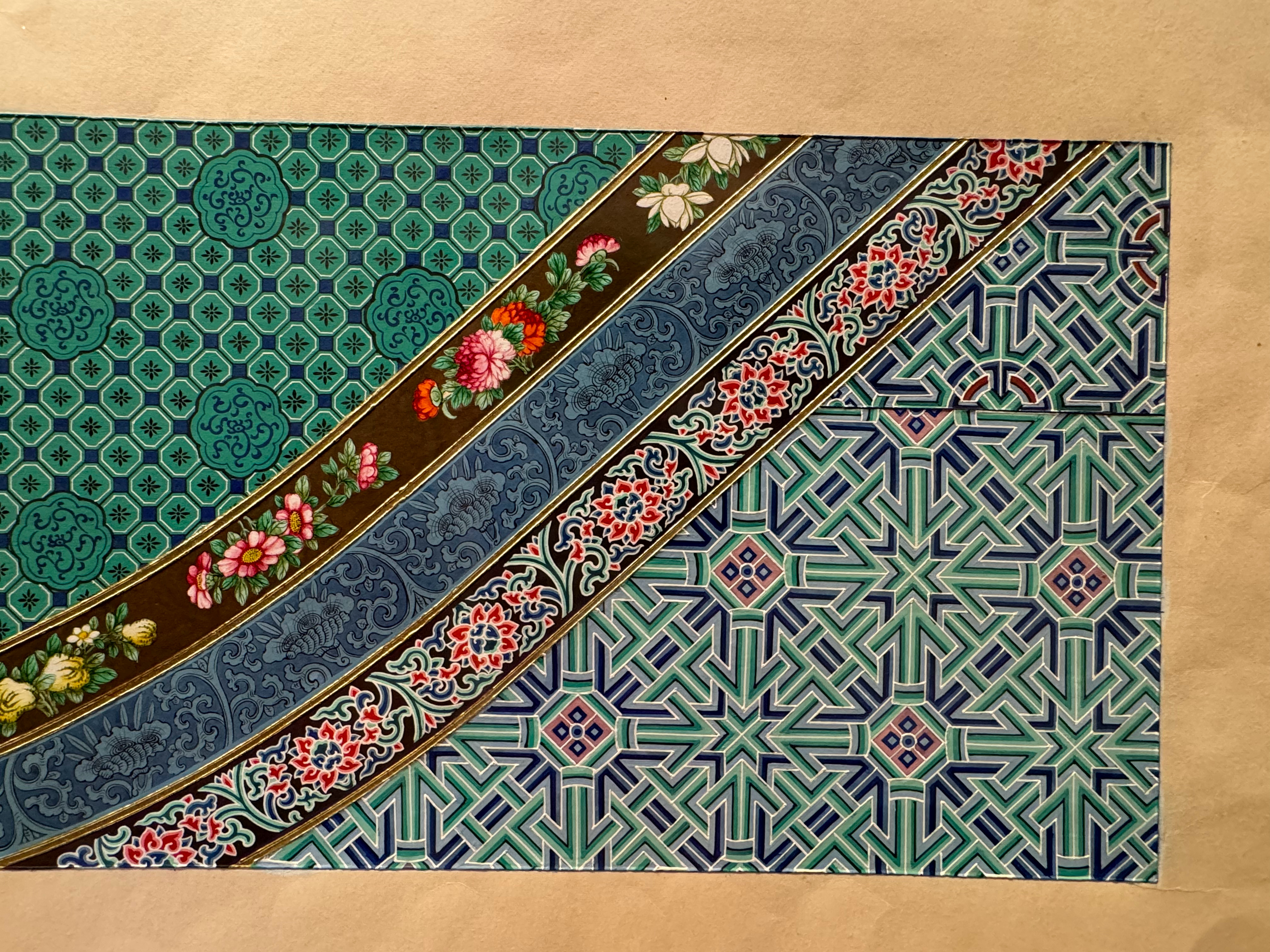 彩画千年 景阳宫正殿内檐的彩画是康熙25年的原迹，整体清新典雅。是故宫最早的苏画