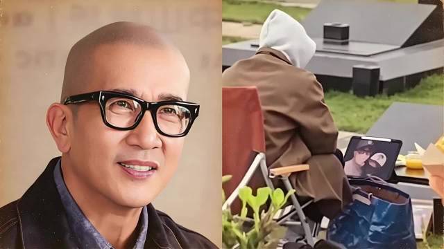 具俊晔坐在大S墓前痛哭，整个人也消瘦了不少！他和小S、S妈、范玮琪夫妇，从早上待到下午，他是第一个到