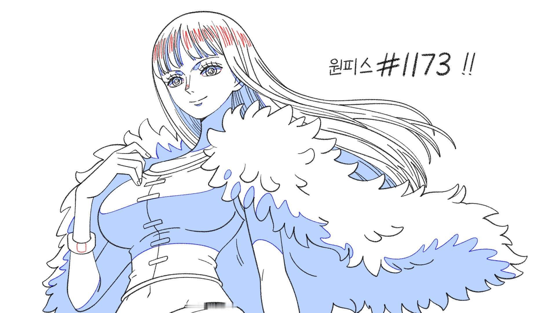 海贼王 【本田快讯】（合集）动画1173集播放完毕，原画师发来感谢绘！图顺：GS