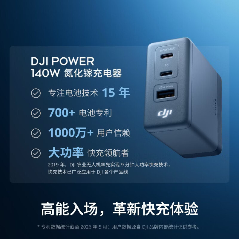 大疆首款多口充电器，209元，大家觉得怎么样？ 大疆 DJI Power 140