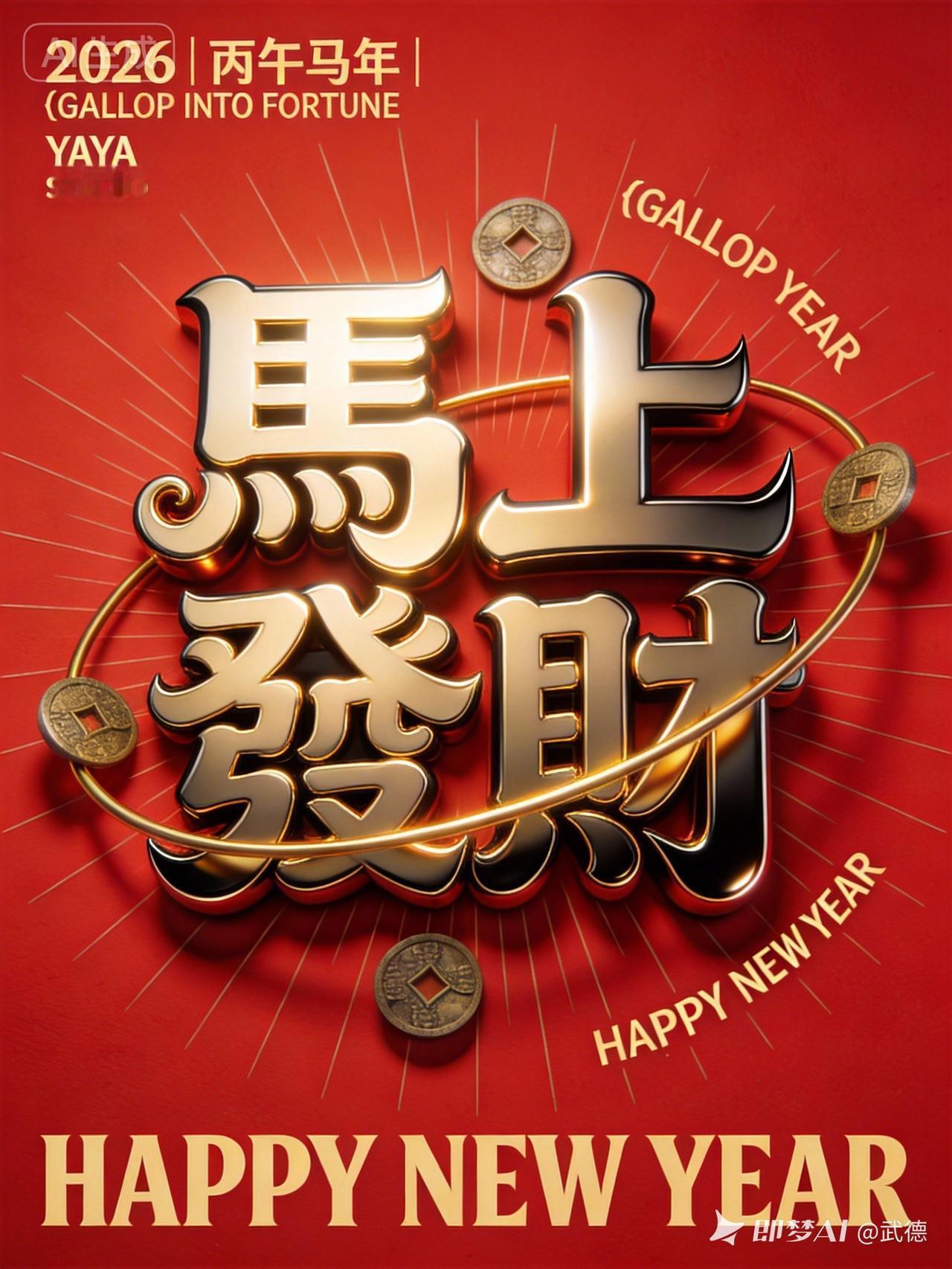 2026年马年，发财好运到！💰🐴