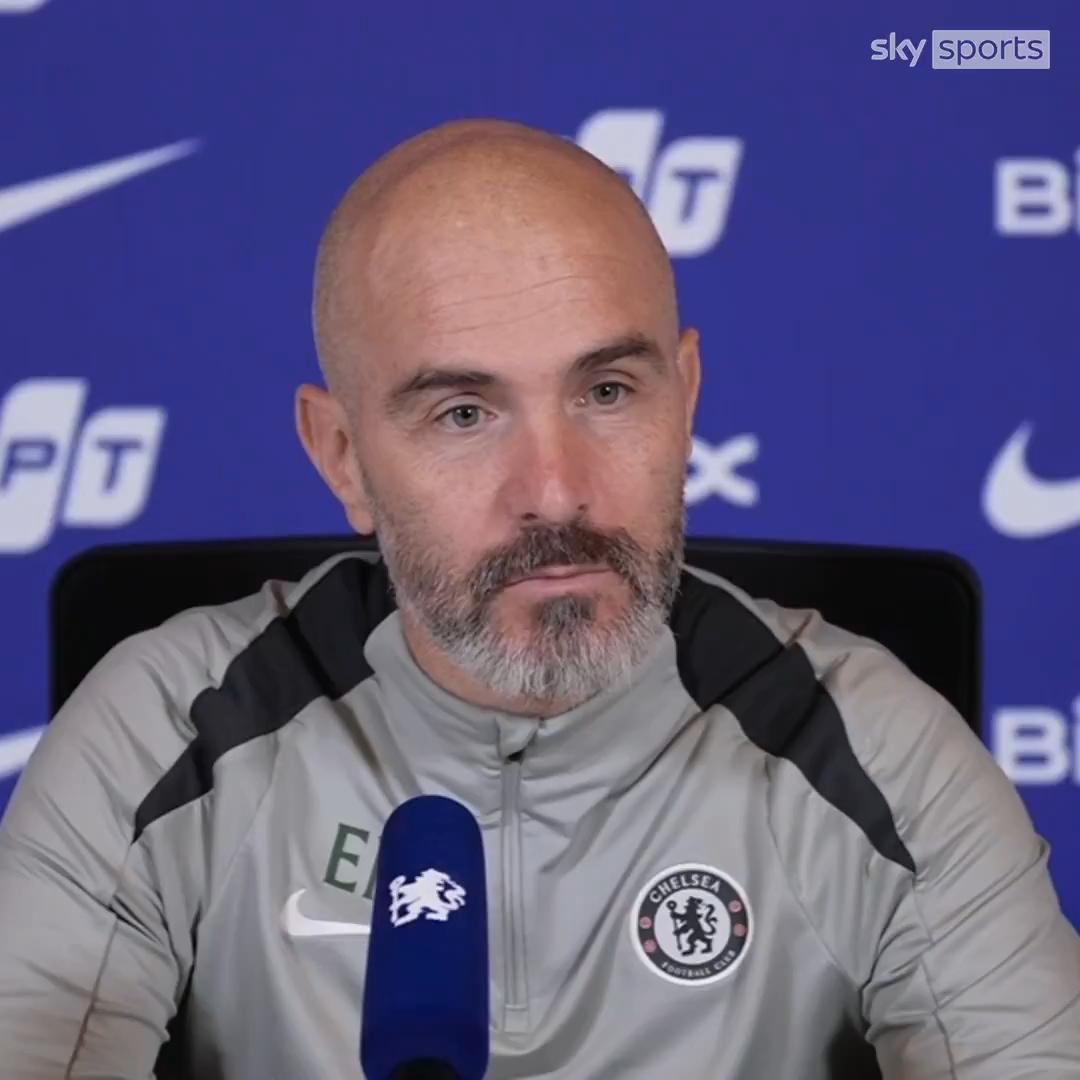 【帕尔默可战枪手】记者：“我们在早点的时候看到了训练中的帕尔默，他感觉如何？他能