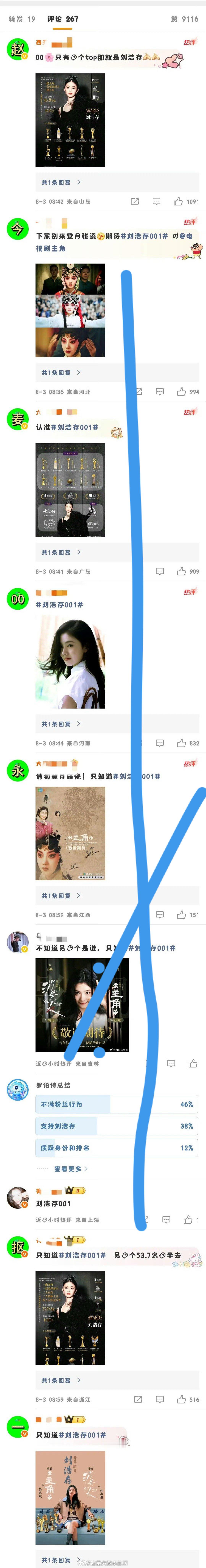 刘浩存粉丝plq给赵今麦排字了[笑cry] ​​​