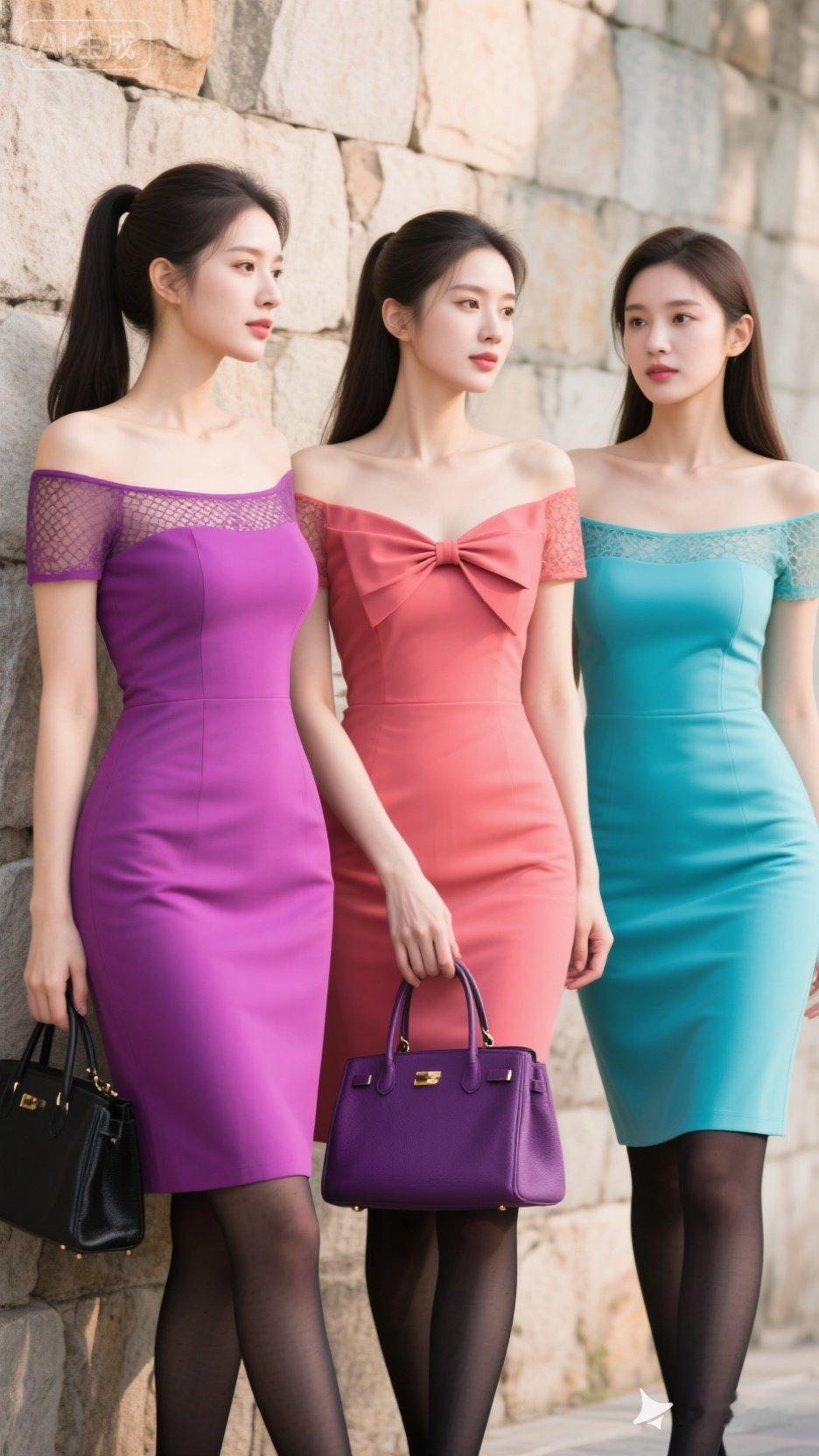 减龄少女感穿搭闺蜜装 姐妹穿搭