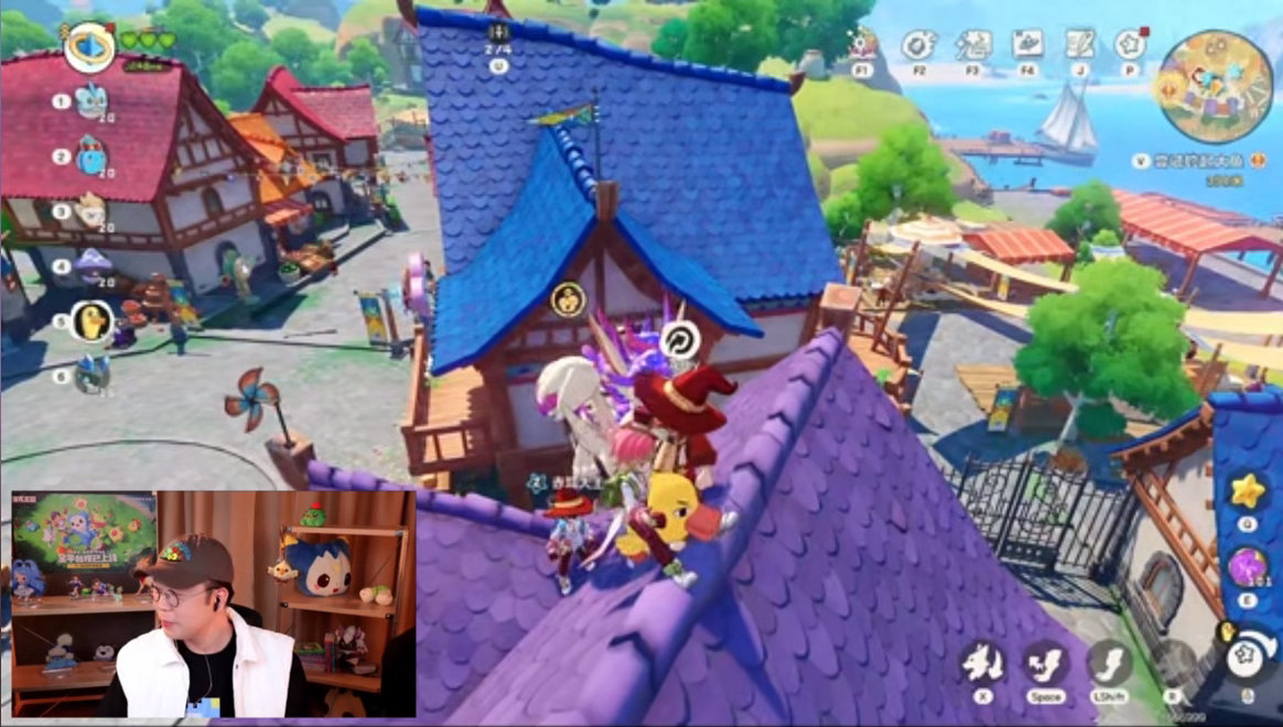 我的互联网熟人都在玩洛克王国 已经沉迷洛克抓精灵无法自拔，休息下看看直播发现好多