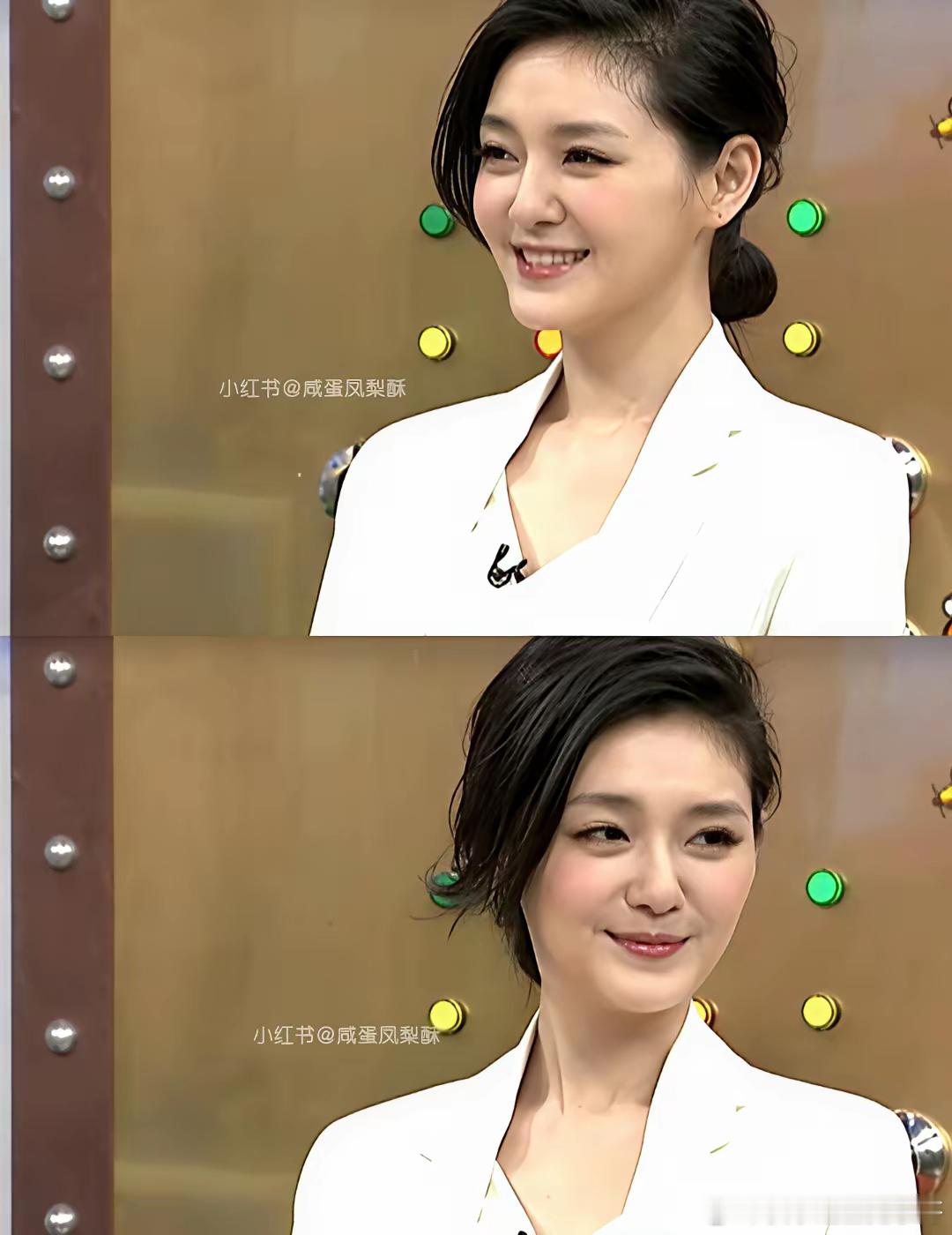 她代班的时候状态真好啊，小s怀孕的这段时间大s来代班，好喜欢她的穿搭和造型！每一