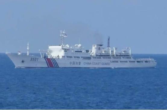 东沙海域再起海上对峙！9月7日海警3501舰执法巡航，台云林舰紧急拦截驱离
 