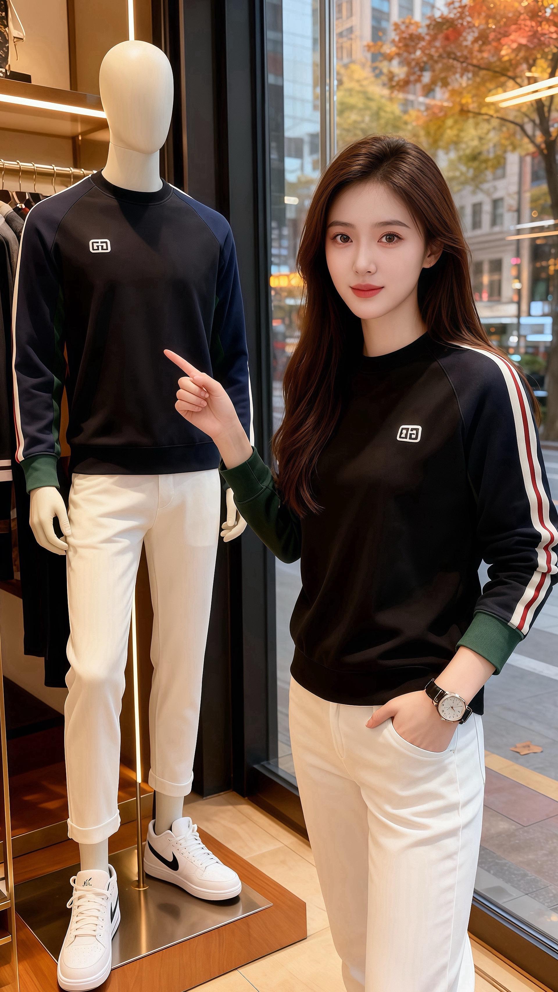 秋雨裹着梧桐叶粘在橱窗上时，许妍正捏着热拿铁站在成衣区。皓明推门进来的...