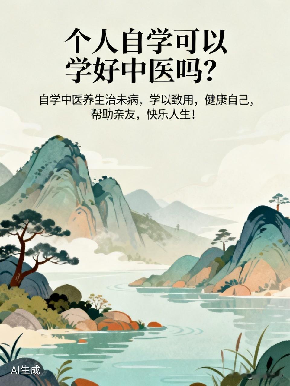 个人自学中医是有可能学好的，我身边就有例子。有个朋友工作之余自学中医，从最基础的