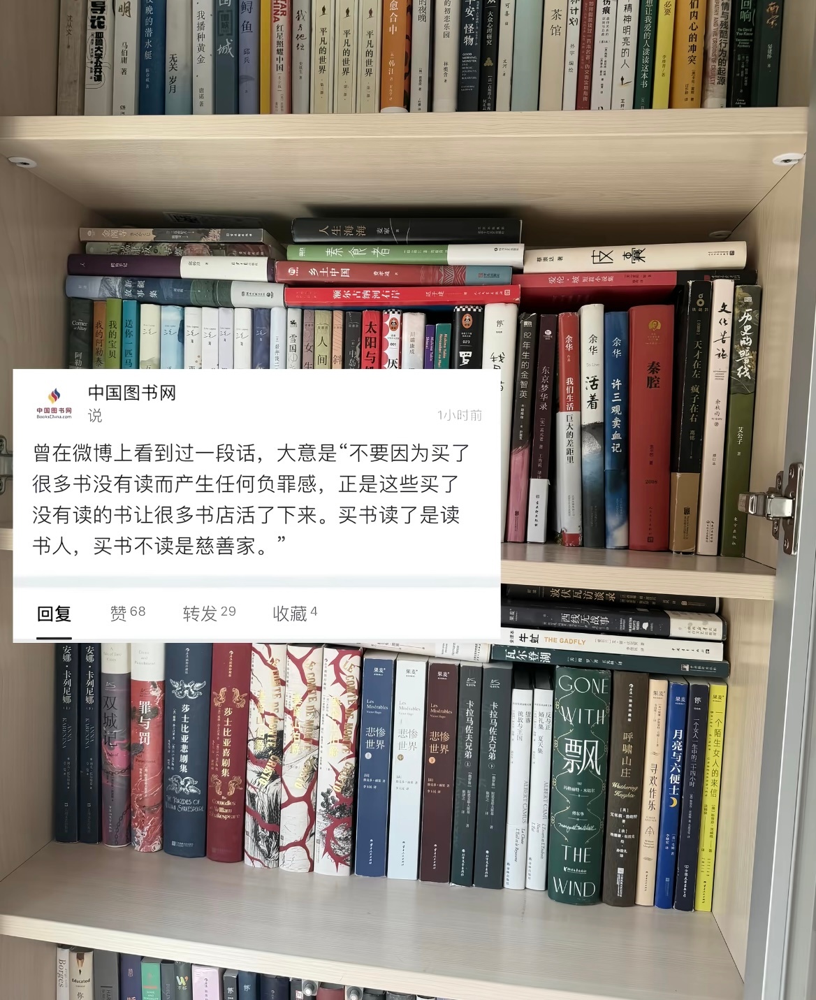 书是纸质版的腊肉，买回来不立马读是因为在等待最佳赏味期 