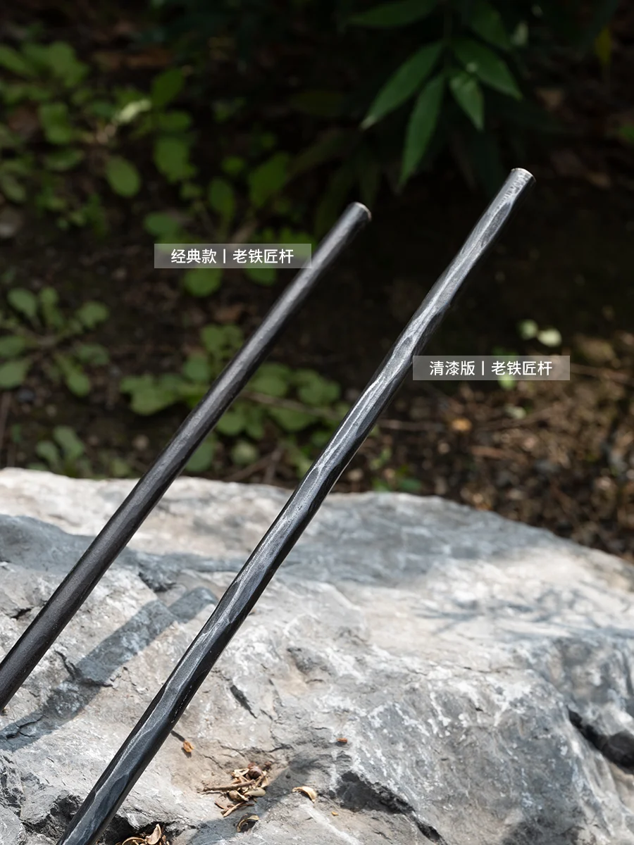 更多细节实拍来了！清漆版老铁匠窗帘杆