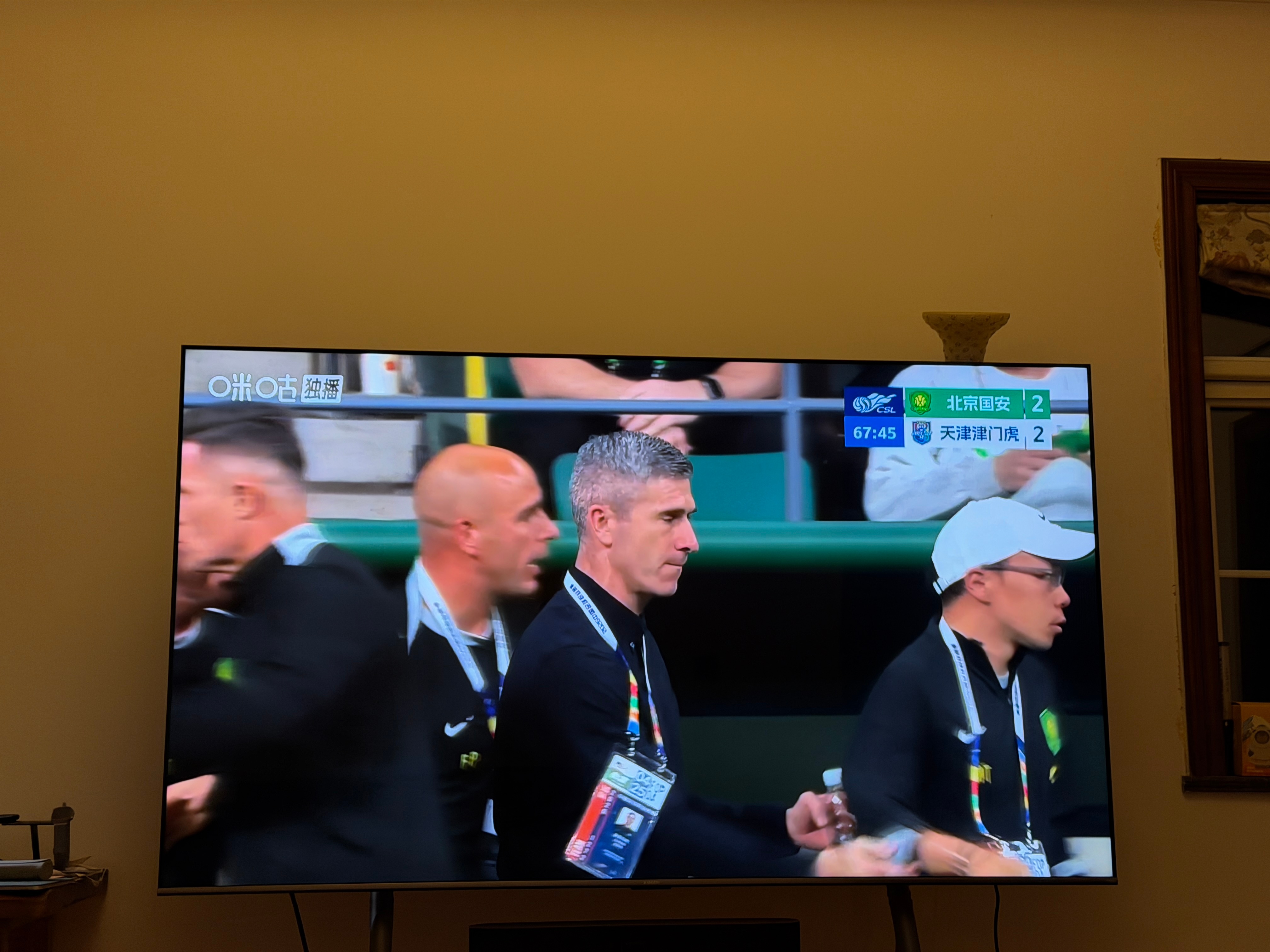 北京国安vs天津津门虎这比赛看得我直迷糊，零比二，二比二，这又二比三了…… 