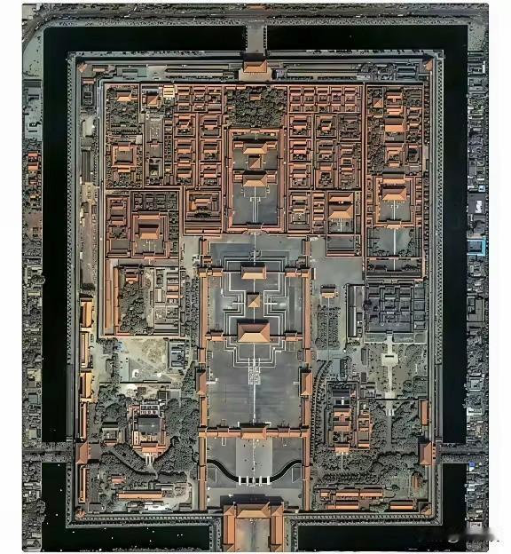 古代建造师真是太厉害了，在没有无人机，没有现代黑科技的情况下，居然能够把故宫建得