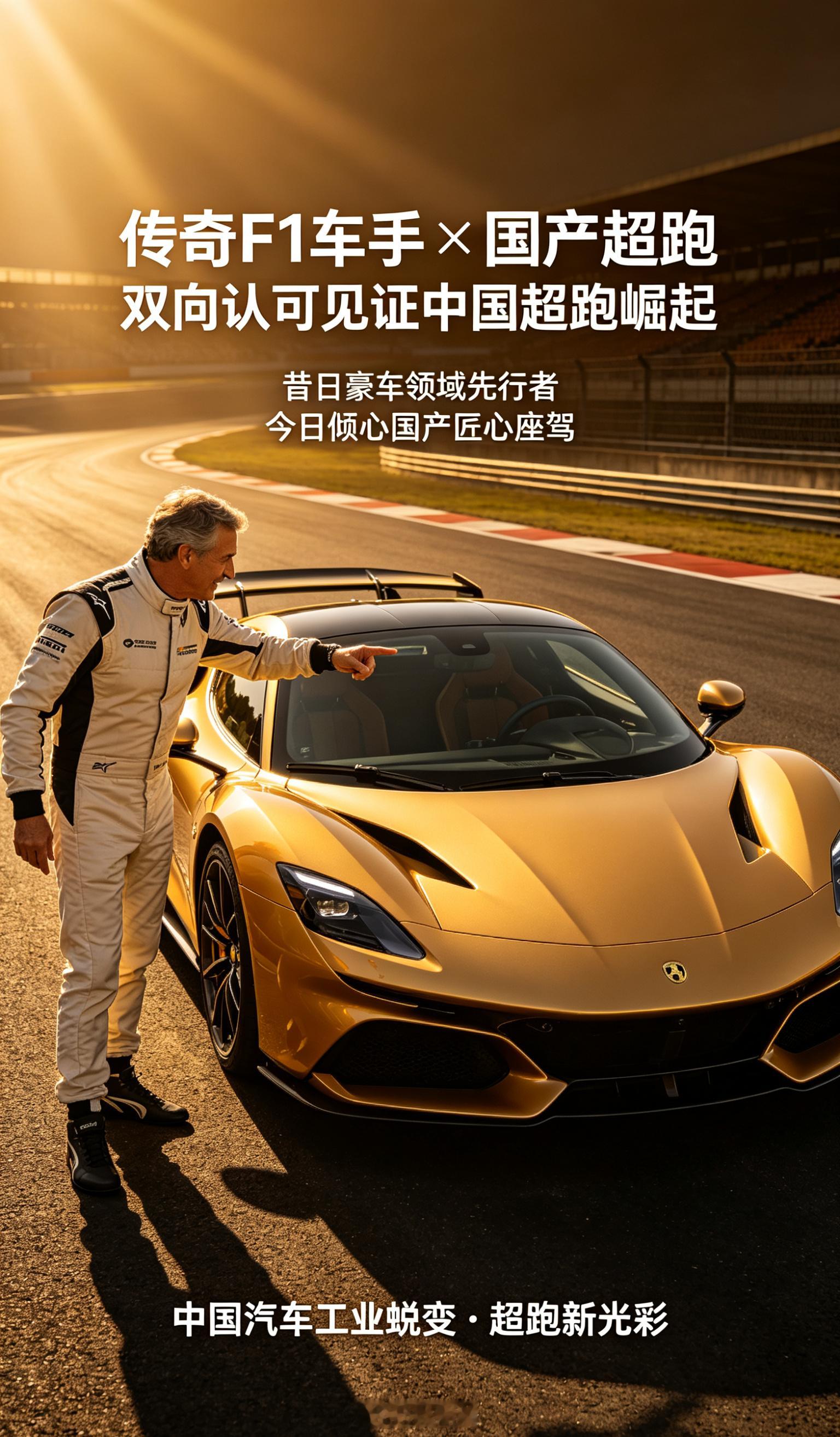 F1冠军马萨盛赞中国超跑  硬核实力收获专业赛道大咖的高度认可，真的特别有意思。