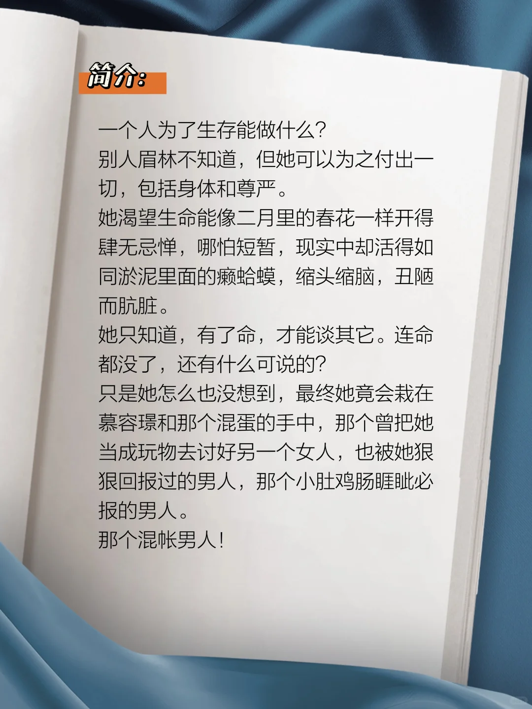 《春花厌》｜电视剧《春花焰》原著古言小说