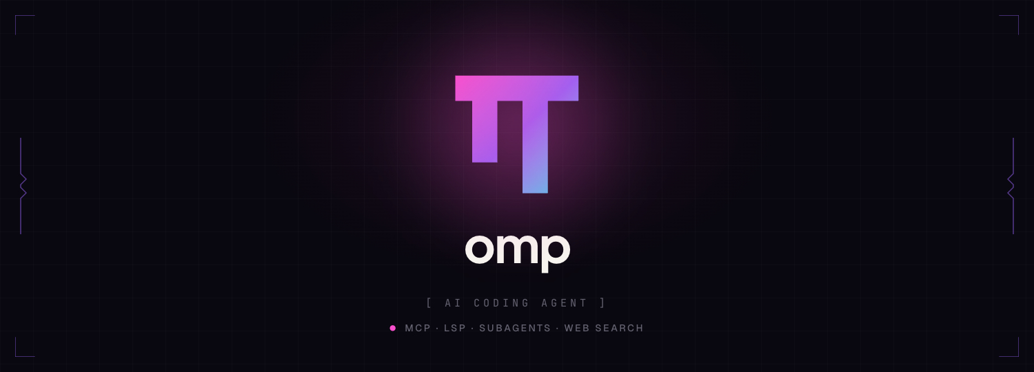 oh-my-pi，也是一个终端 AI 编程Agent 地址：github.com