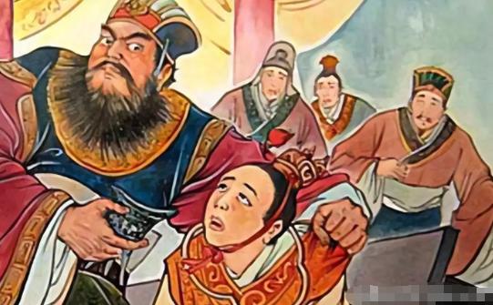 王莽篡汉后，将出力甚多的大司空甄丰贬官。甄丰的儿子不知死活，还想迎娶王莽的女儿，
