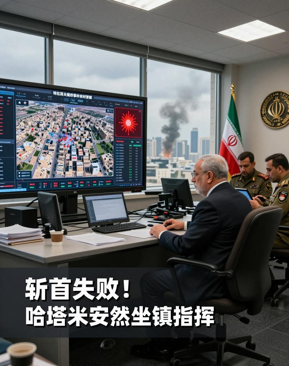 特拉维夫上空突然传来爆炸声。几乎是同一时间，伊朗那边放出一个消息：武装部队总司令