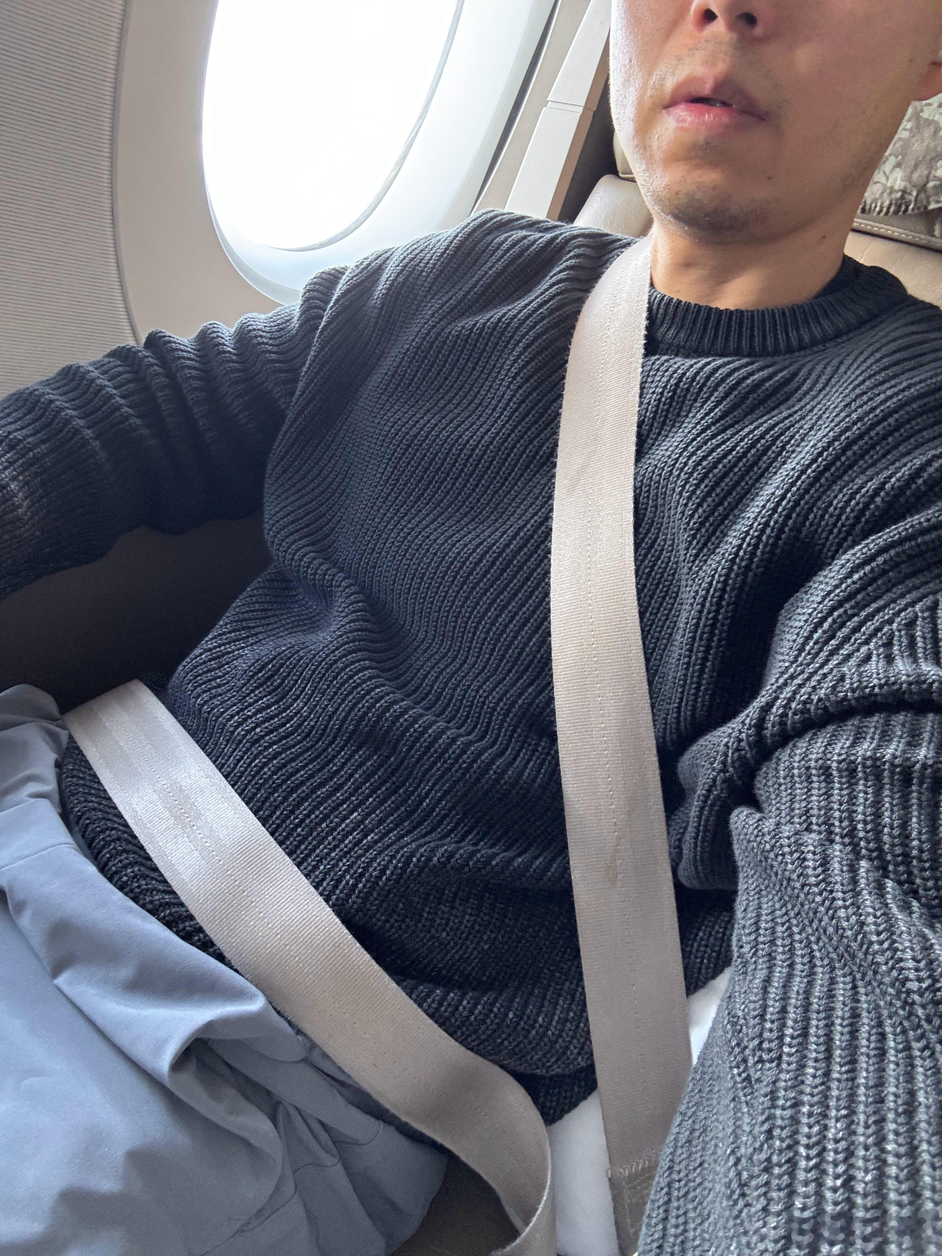 土鳖了，第一次坐三点式安全带的飞机 ​​​