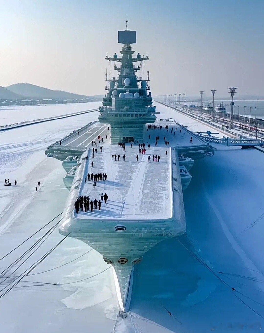 虽然不是真图，但还是看好哈尔滨的冬天文旅突破，国内适合冬季旅游的也就是哈尔滨了！