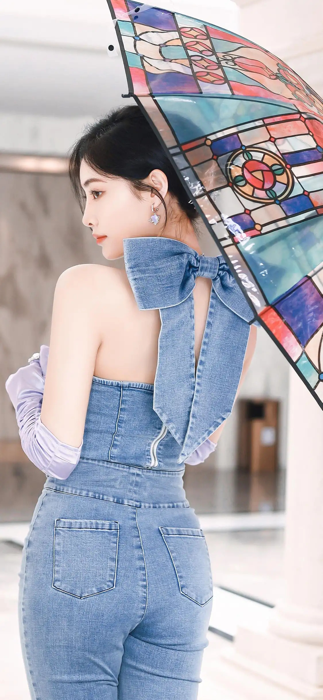 牛仔套装 