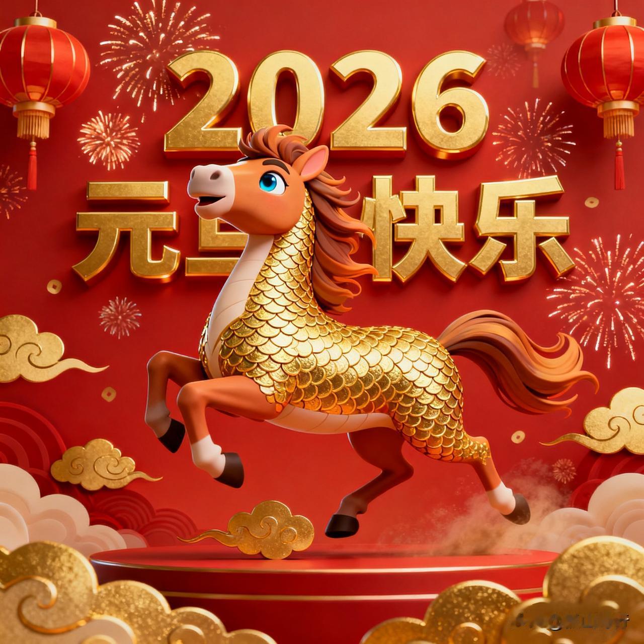 马年元旦   [文｜狐山诗行]
你喜欢哪些跨年古诗词 

金驹蹄溅万祥多，岁启新