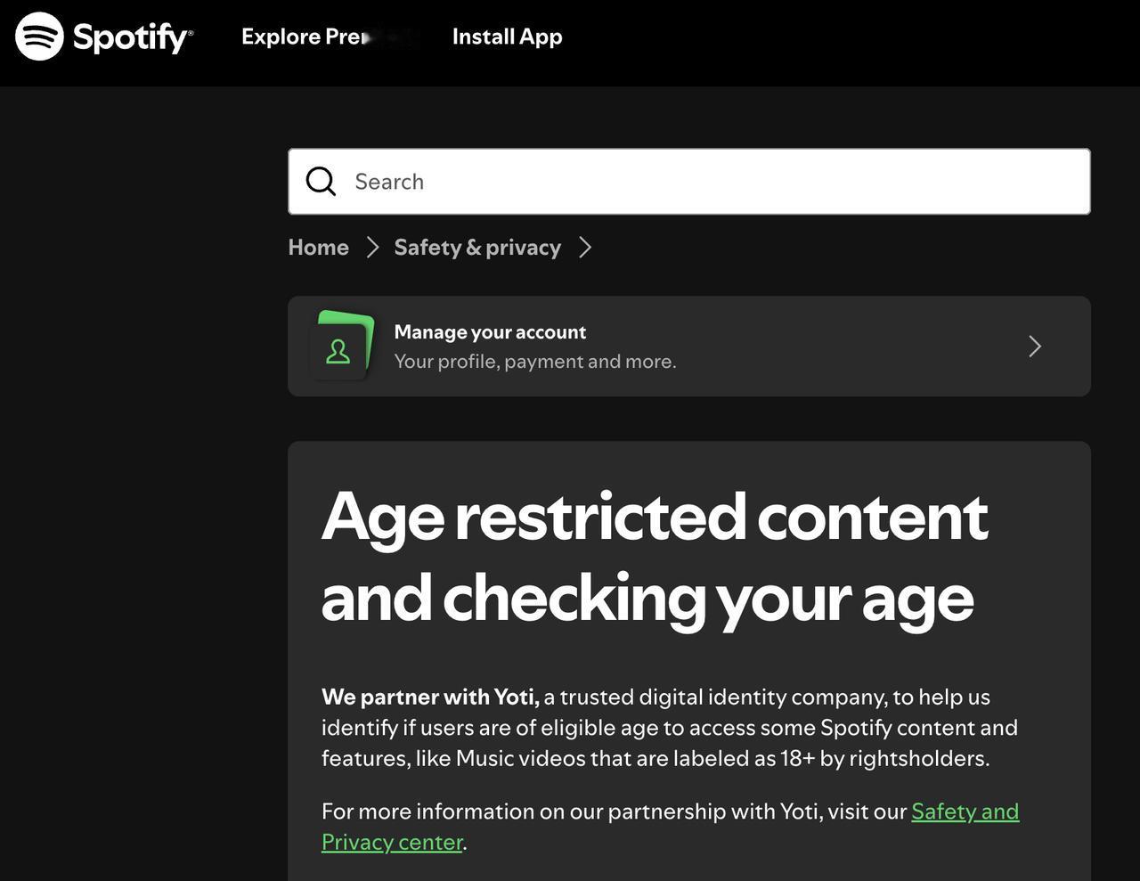 Spotify 强制英国用户验证年龄，未通过可能被删号，争议不断

受英国《在线