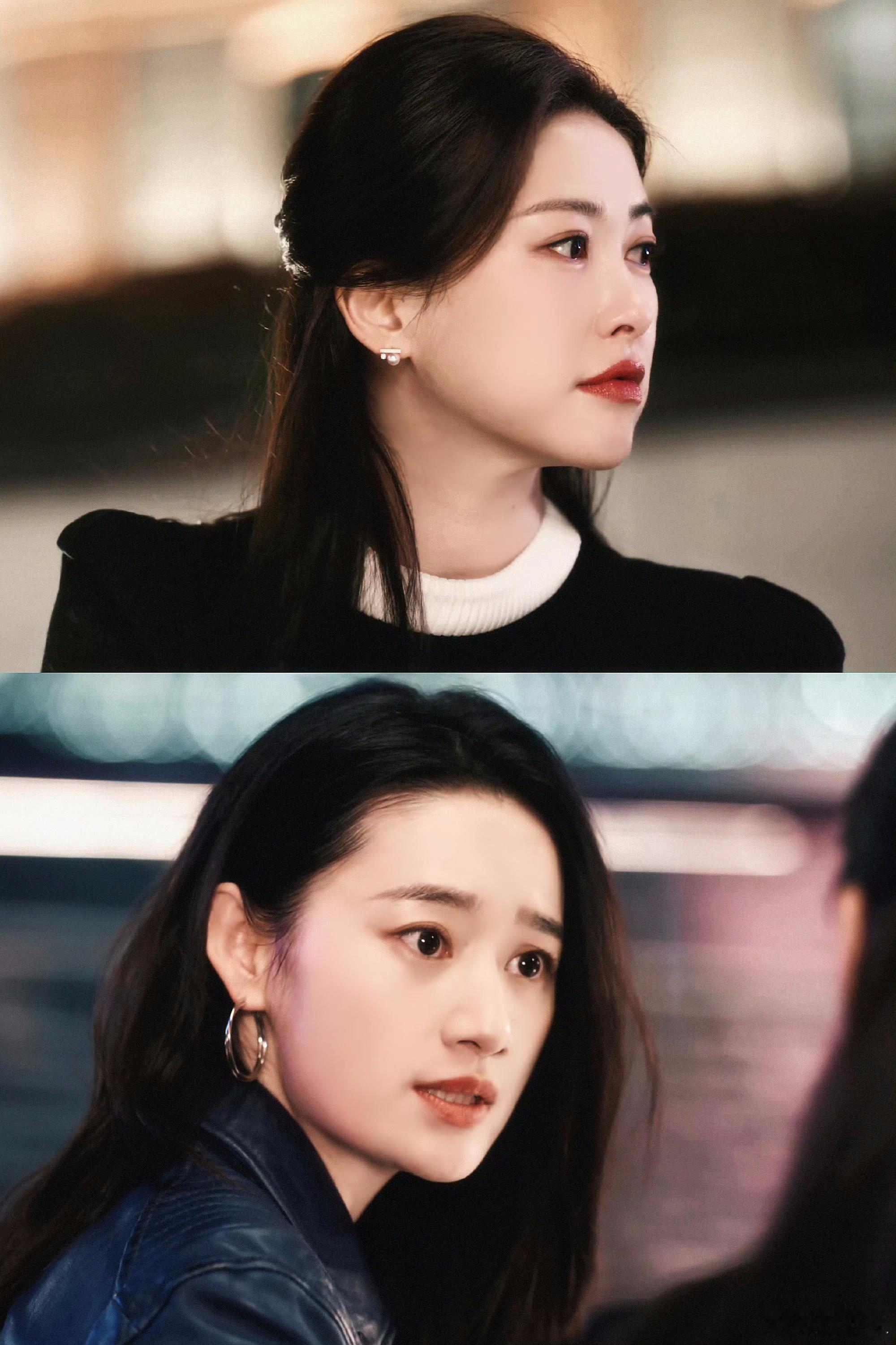 朱珠郭晓婷女女救赎文学好好嗑朱珠和郭晓婷同框真的太有氛围感了，一柔一飒的搭配格外