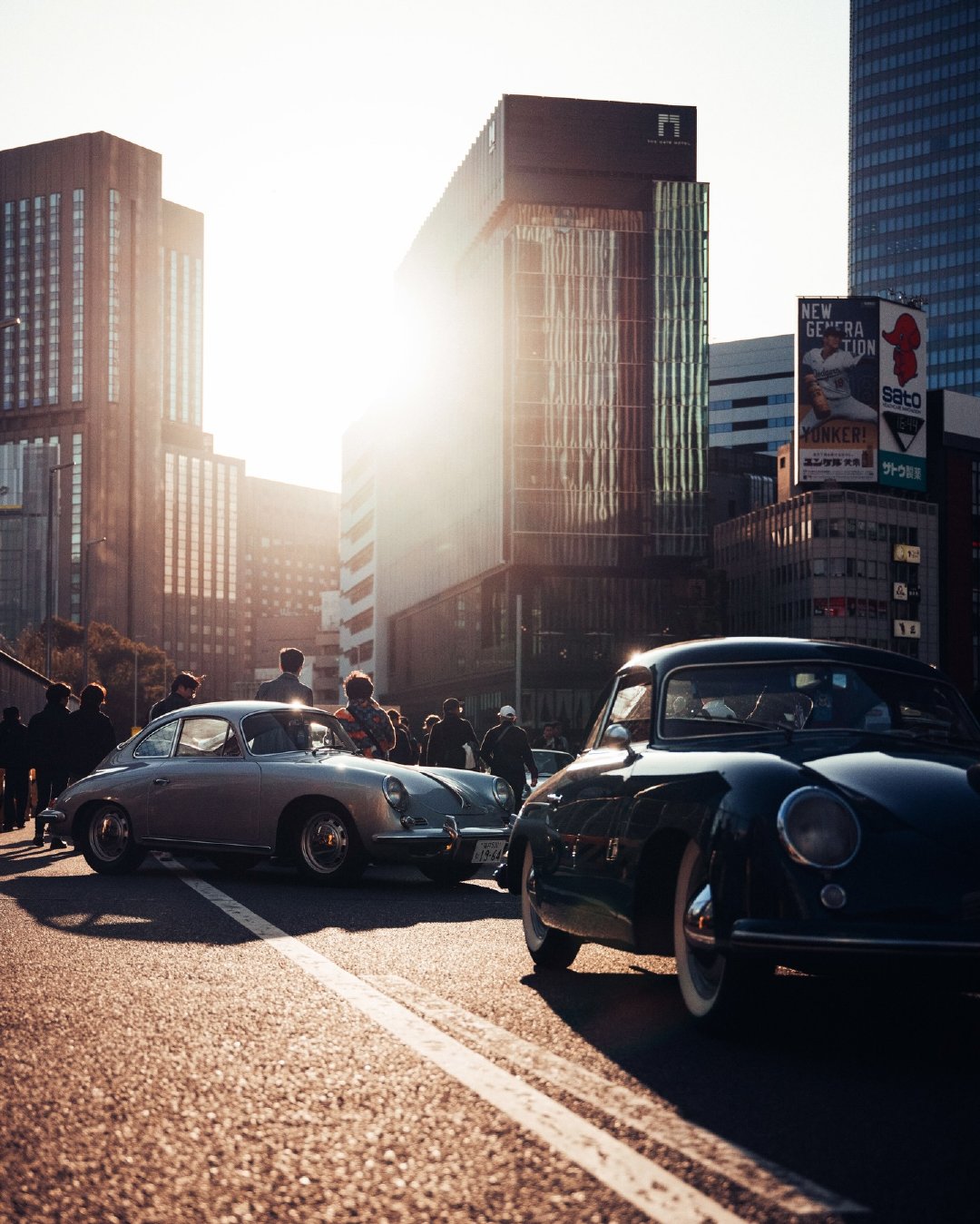 东京KK线 高架桥上的保时捷车聚活动 pt.9 日本风情画 东京KK线 KK线 