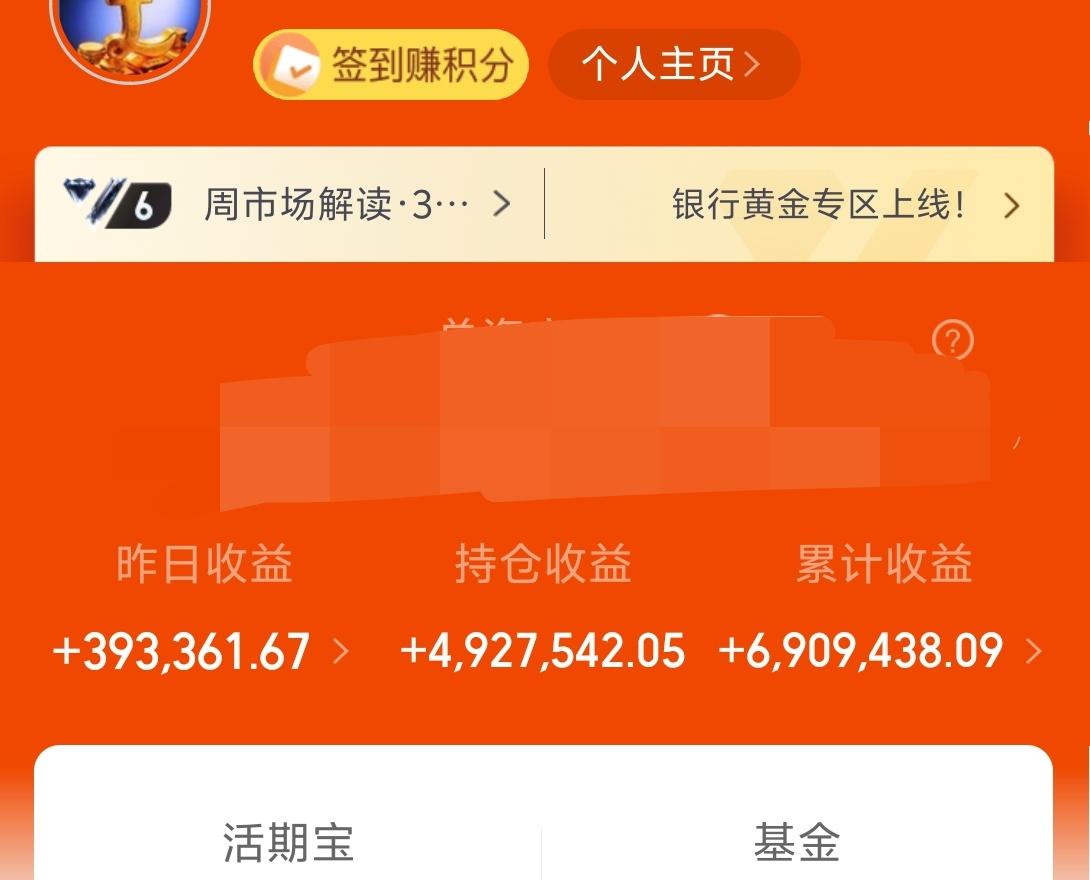 昨天基金收益39W+，累计收益690W。
最近这消息啊，实在是太多了。从目前来看