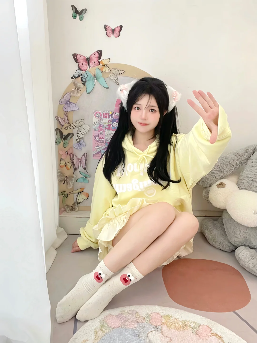 姿势怪怪 拍照可爱ʚ(◜𖥦◝ )ɞ