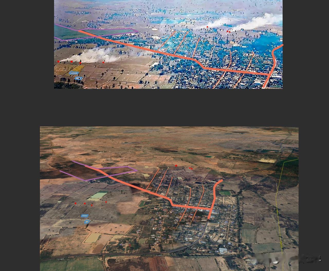 持续来自泰柬边境近期冲突升级的地理位置信息。
首先，泰国方面声称已在沙缴府靠近周