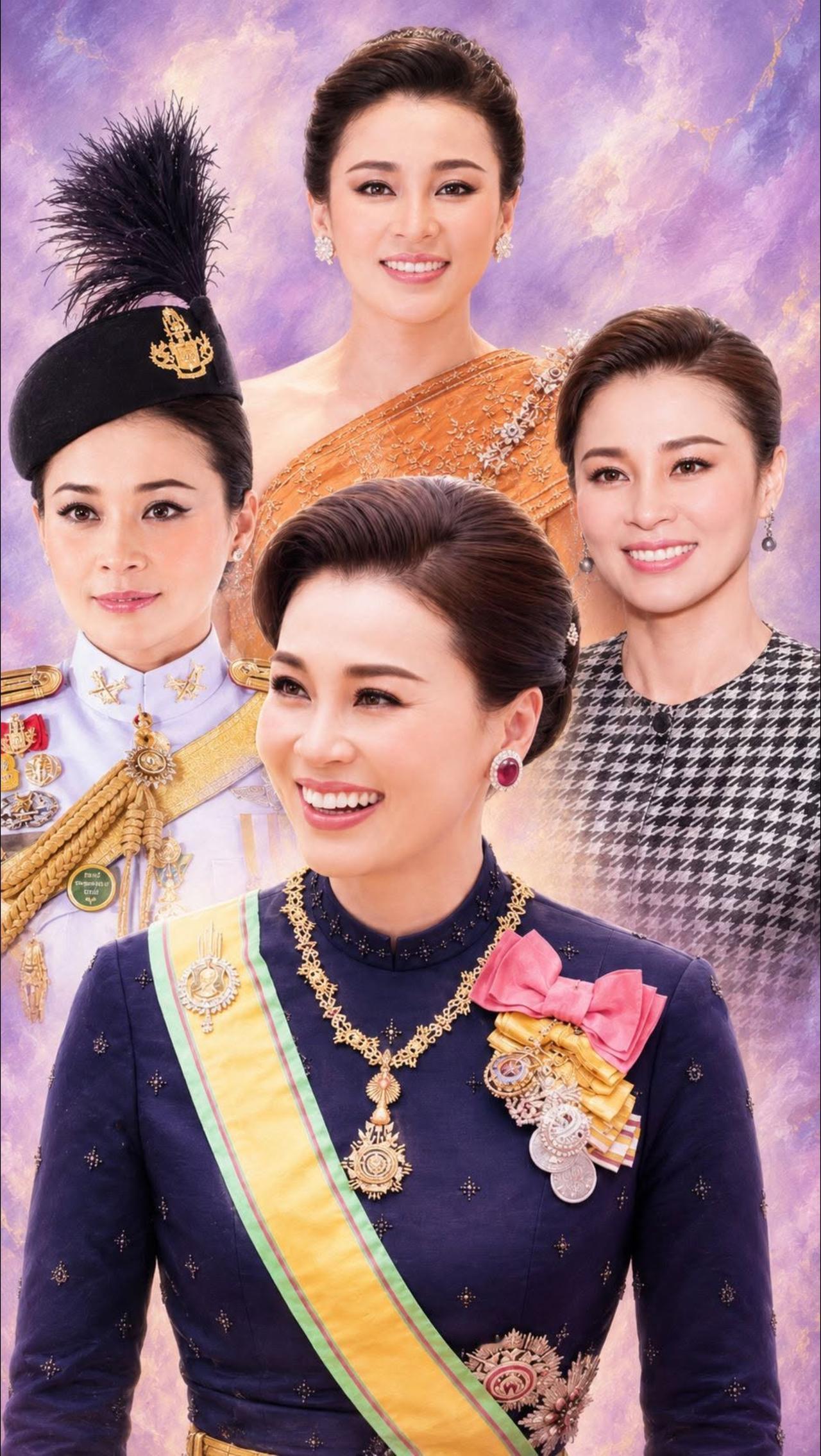 苏提达完美无缺，是公认的亚洲最美王后
苏提达空姐出身，硬是把"打工"打成了"王后