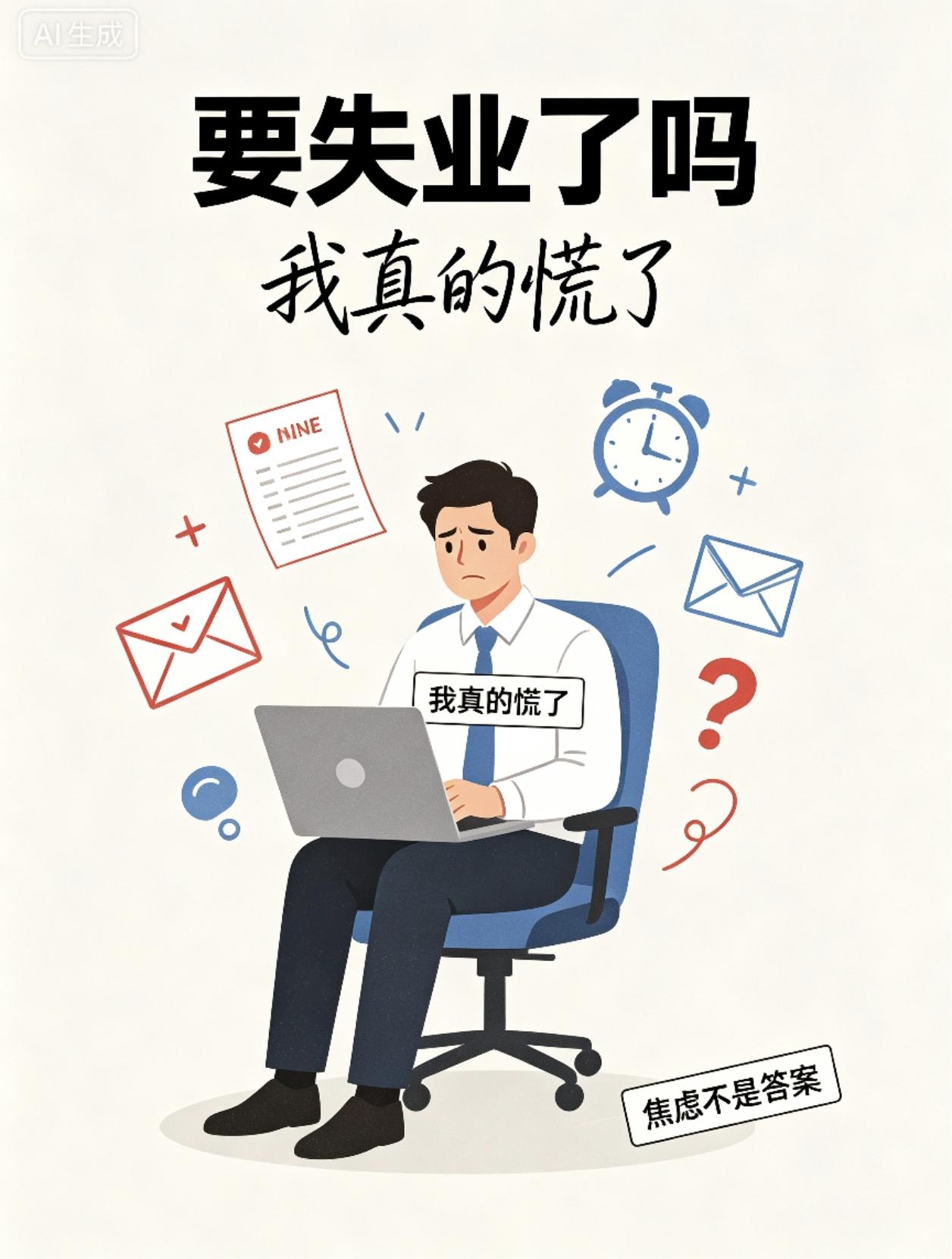我真的要失业了吗，
听到领导说下个月可能要放假了，
还是有点心慌，毕竟现在这个时