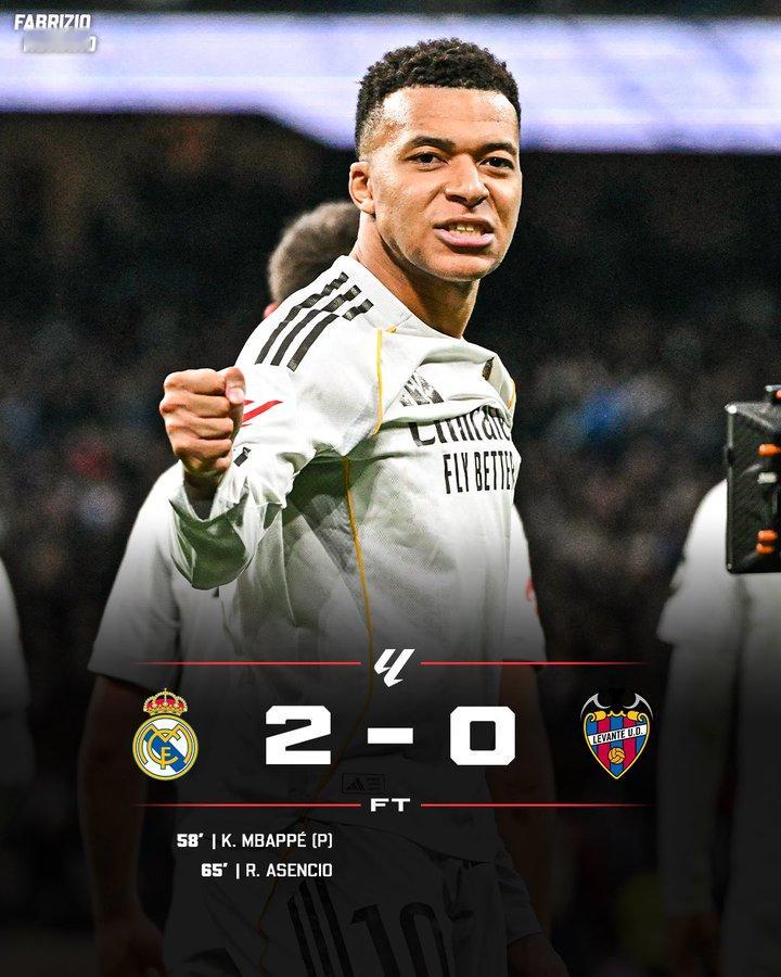 阿尔韦罗亚作为皇家马德里主教练赢得了他在伯纳乌球场的首场胜利。 