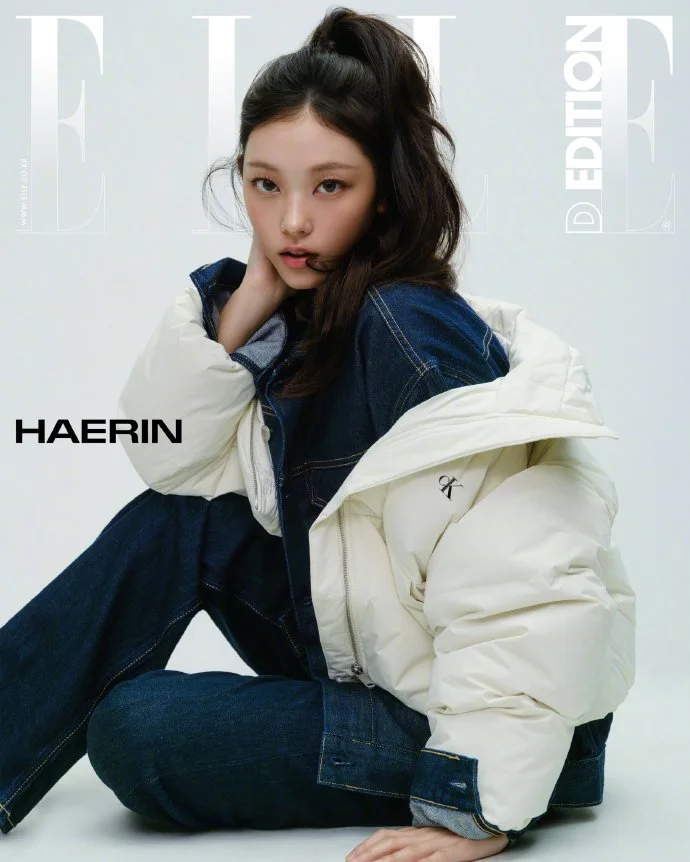 “鲸妹”ELLE D Edition新期CK服饰画报