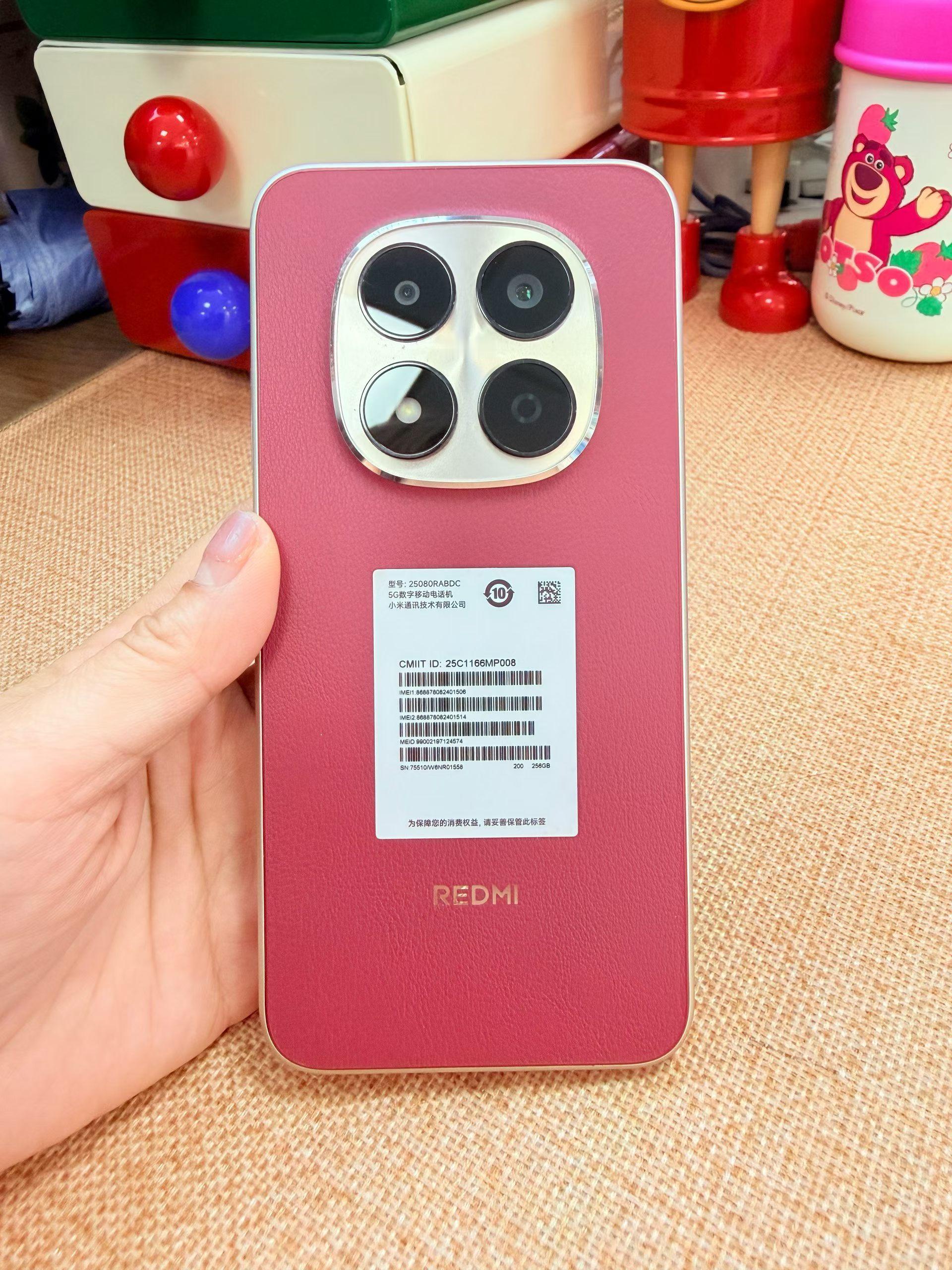 精品二手机小米Note 15 Pro 8+256G红电池效率100%，保修期27